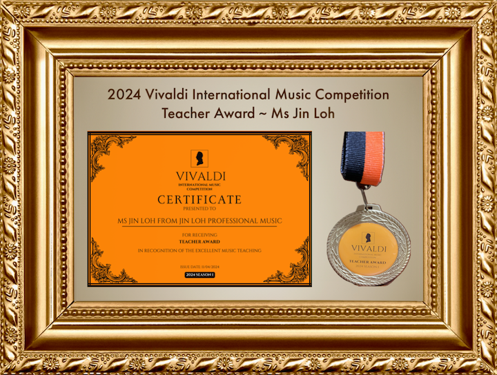 2024 Vivaldi International Music Competition Teacher Award