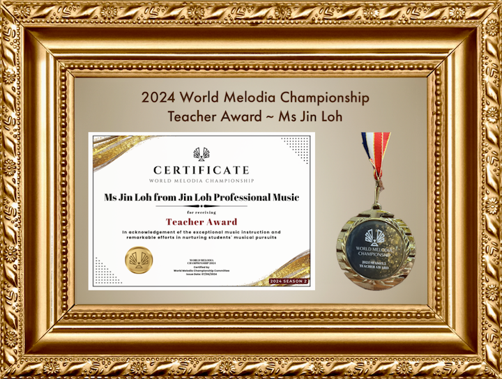2024 World Melodia Championship Teacher Award