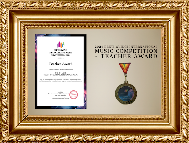 2024 Beethovinci International Music Competition Teacher Award