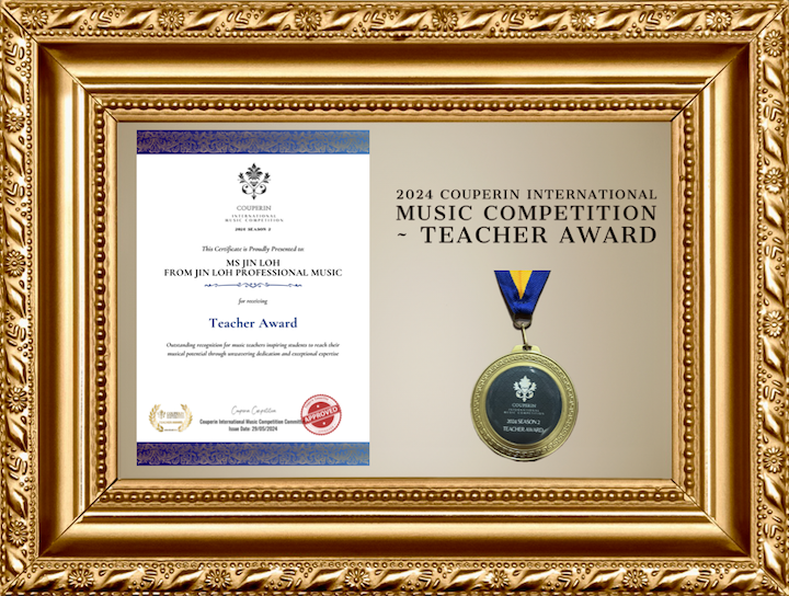 2024 Couperin International Music Competition Teacher Award