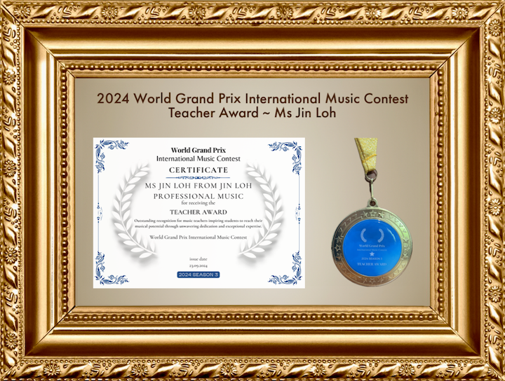 2024 World Grand Prix International Music Contest Teacher Award