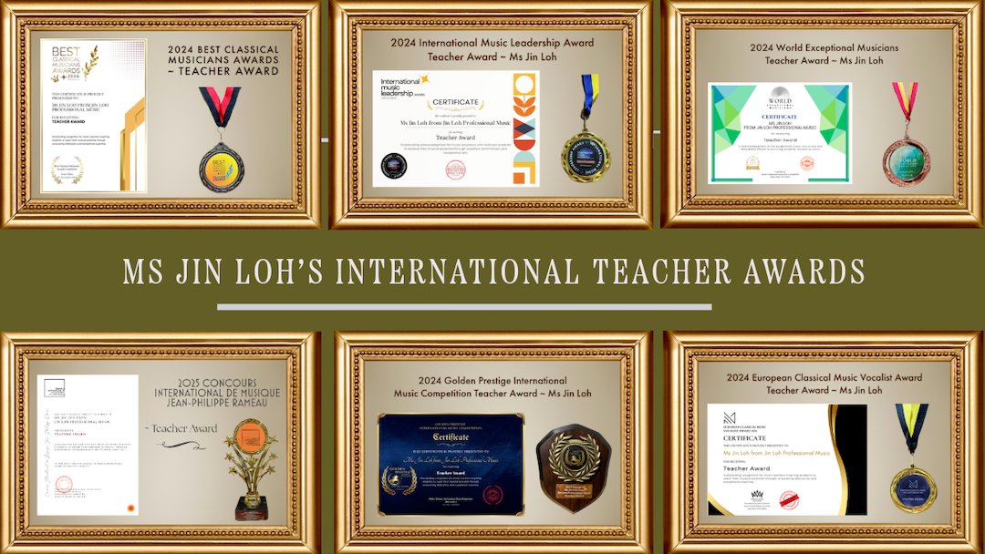 Teacher Awards Collage